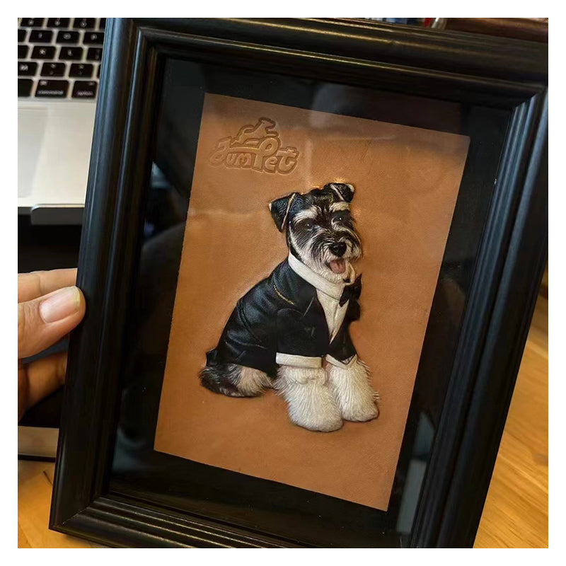 Leather Carving Photo Frame