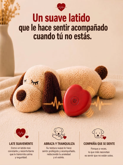 Peluche con Latido Real para Perros Ansiosos